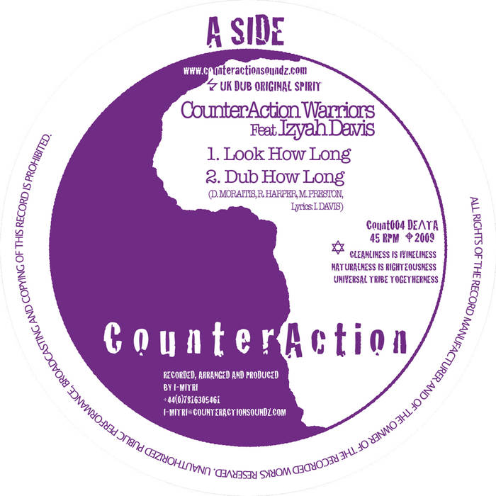 CounterAction Warriors Feat Izyah Davis / Jah Mystic – Look How Long / Stand Up And Praise H.I.M. - Out Of Joint Records