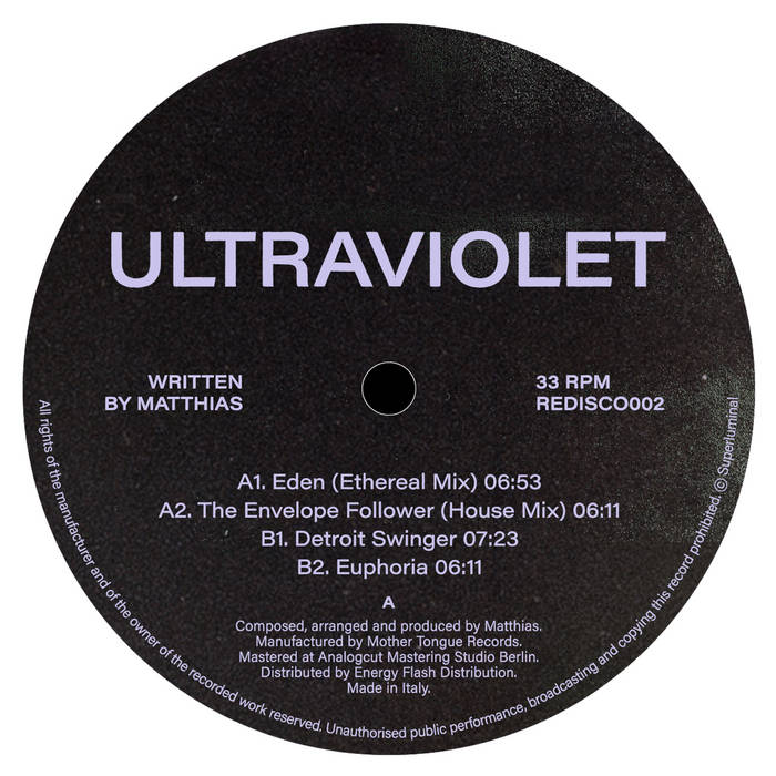 Matthias - Ultraviolet EP