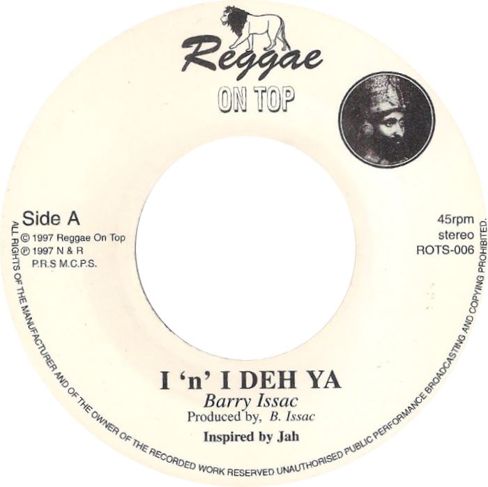 Barry Issac - I 'n' I Deh Ya - Out Of Joint Records