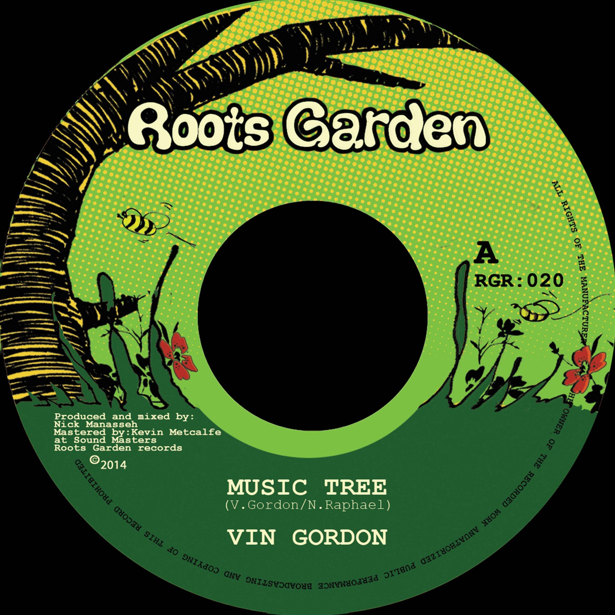 Vin Gordon & Manasseh - Music Tree / Mango 13 Dub