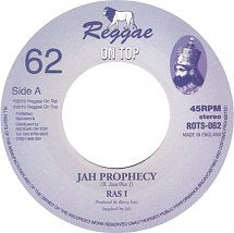 Ras I - Jah Prophecy - Out Of Joint Records