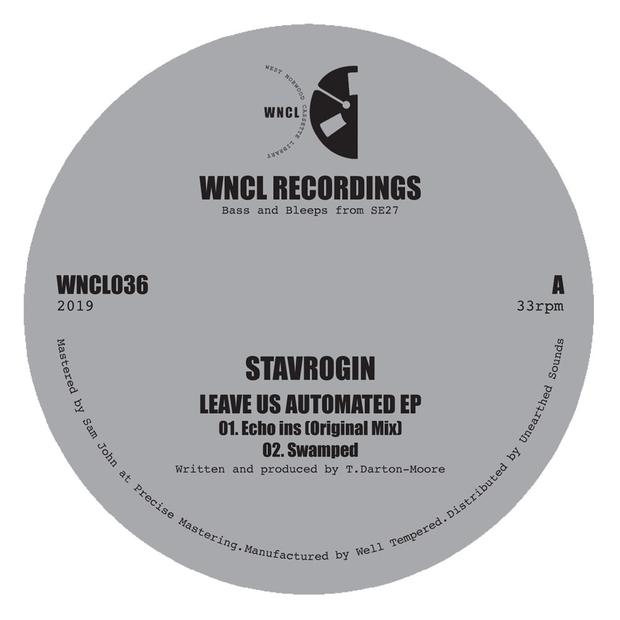 Stavrogin - Leave Us Automated EP - Out Of Joint Records