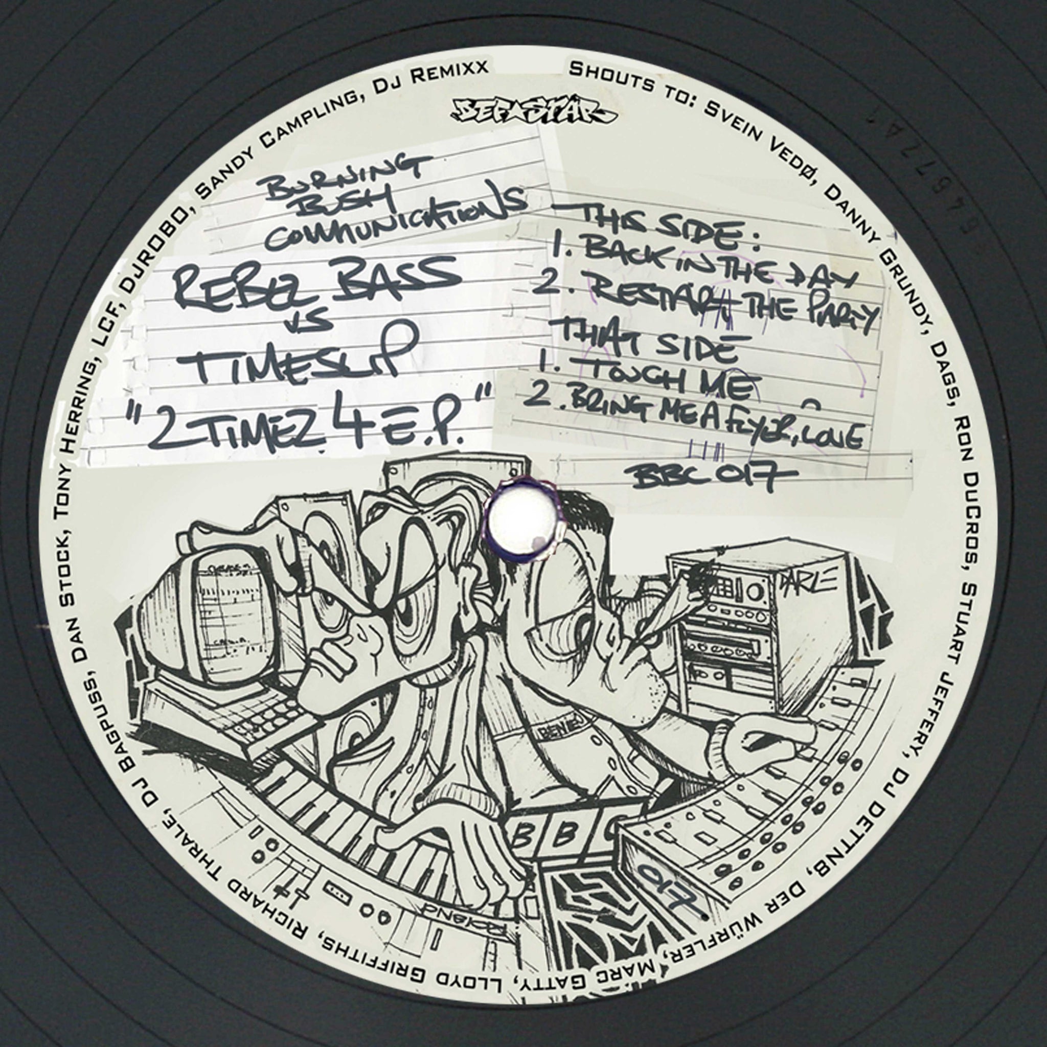 Rebel Bass vs Timeslip - 2 Timez 4 EP - Out Of Joint Records
